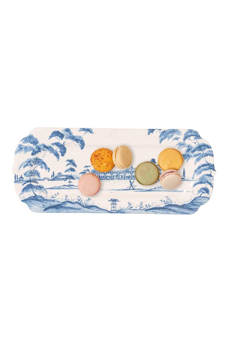 Country Estate Hostess Tray, Alternate, color, DELFT BLUE