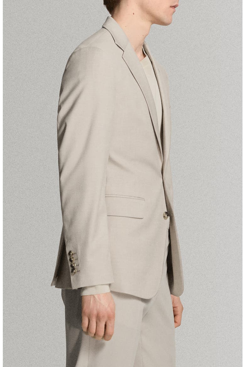 Milan Slim Fit Suit Jacket, Alternate, color, BEIGE