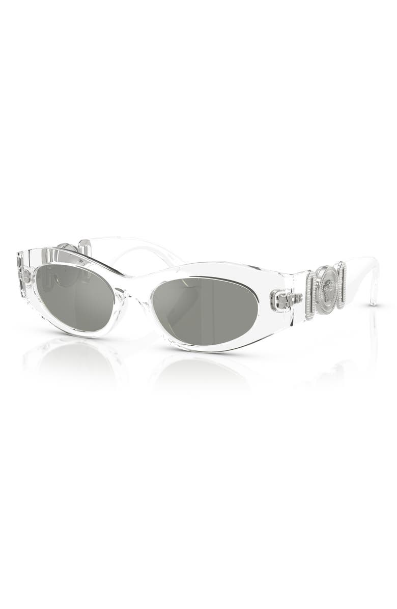 Versace 51mm Oval Sunglasses, Alternate, color,