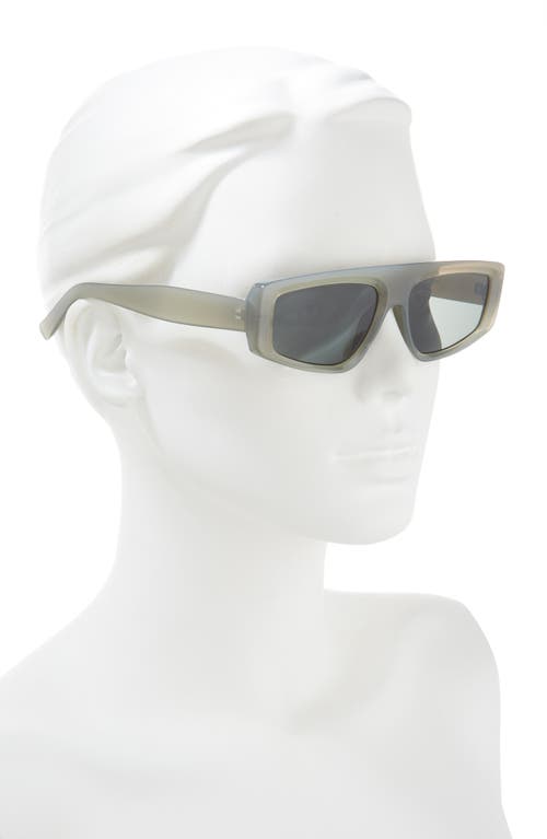 Bp. 55mm Rectangular Sunglasses In Milky Grey