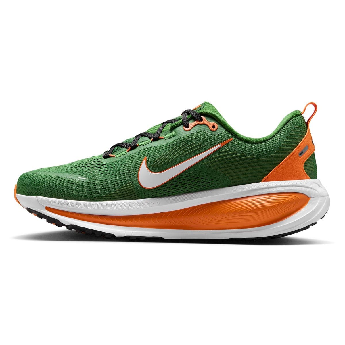 Men's Nike Florida A&M Rattlers Vomero 18 Running Shoes, Alternate, color, Green