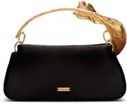 Cult Gaia Calla Top Handle Satin Clutch