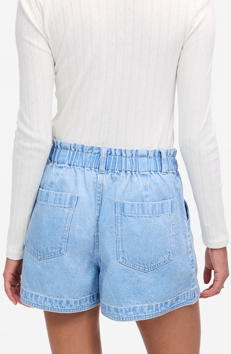 Madewell Pull-On Denim Shorts, Alternate, color, Kelleyville Wash