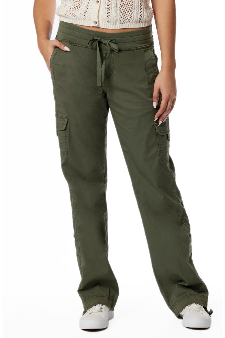 Lilah Rolled Cargo Pants, Main, color, SERPENT