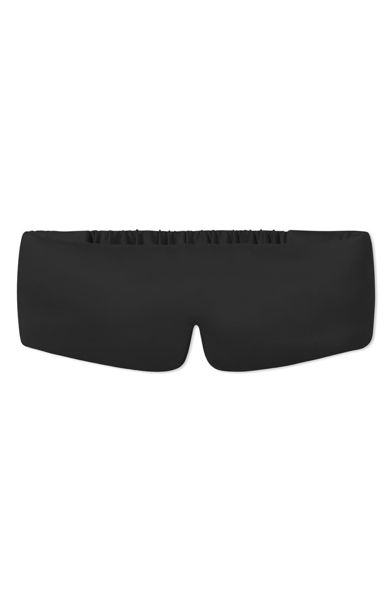 Lunya Washable Silk Weighted Sleep Mask, Main, color, Immersed Black