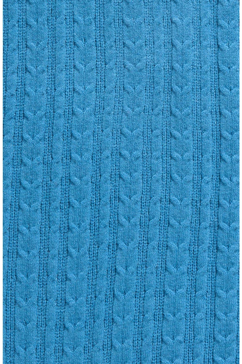 Kids' Cable Knit Top, Alternate, color, DARK BLUE