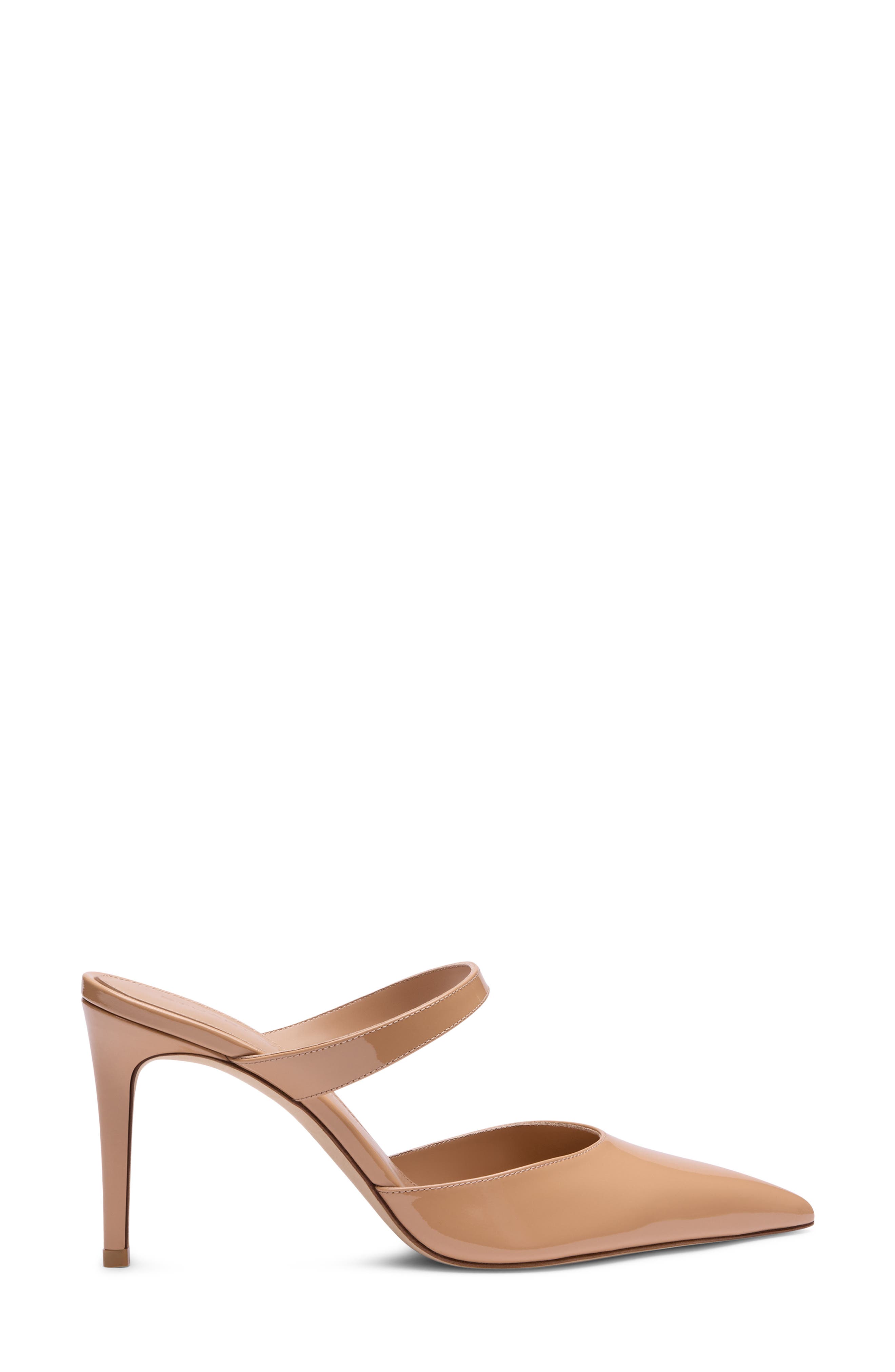 Stuart Weitzman Power Mule 85, Alternate, color, Adobe
