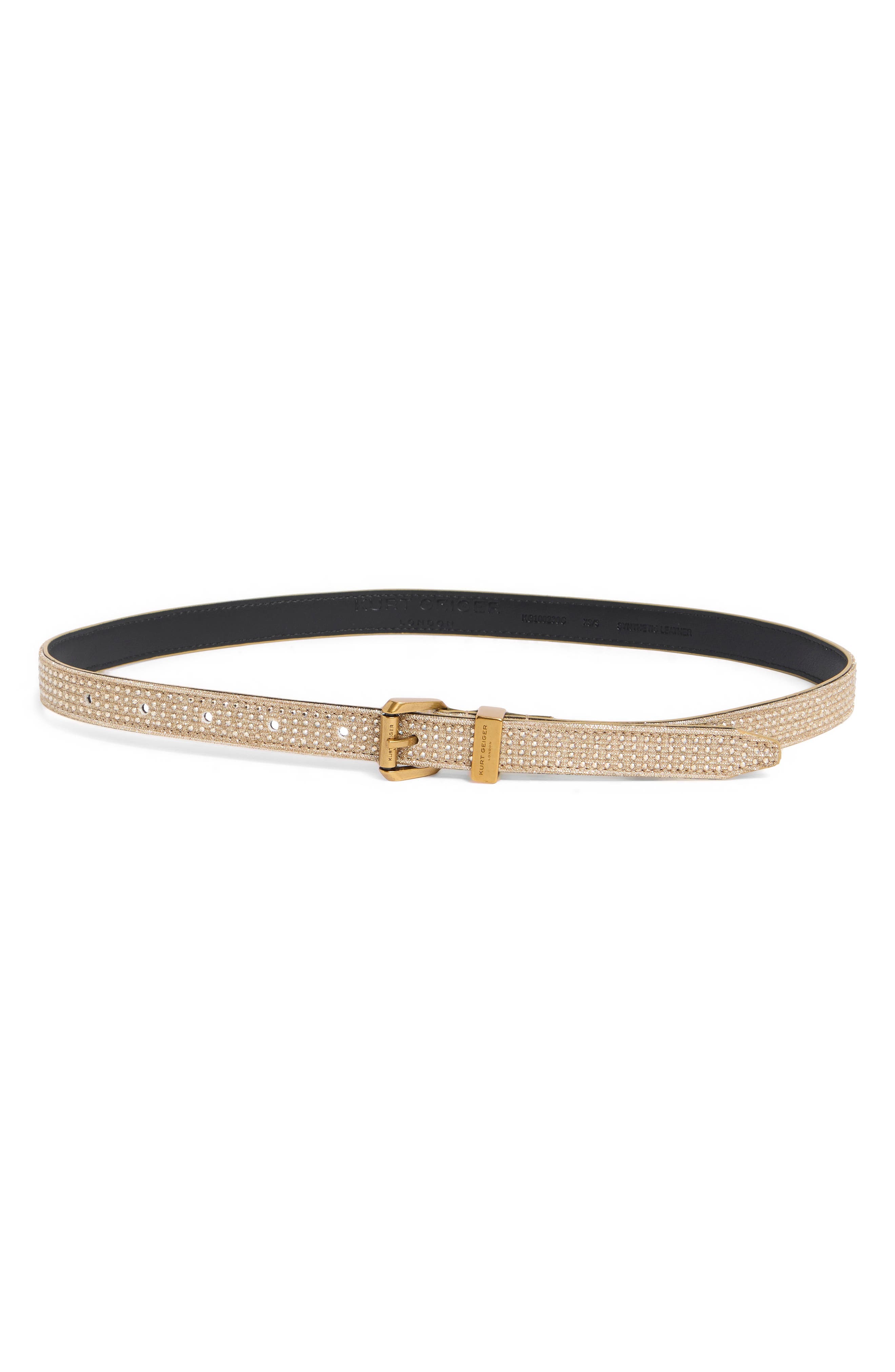 Kurt Geiger London Crystal Embellished Belt