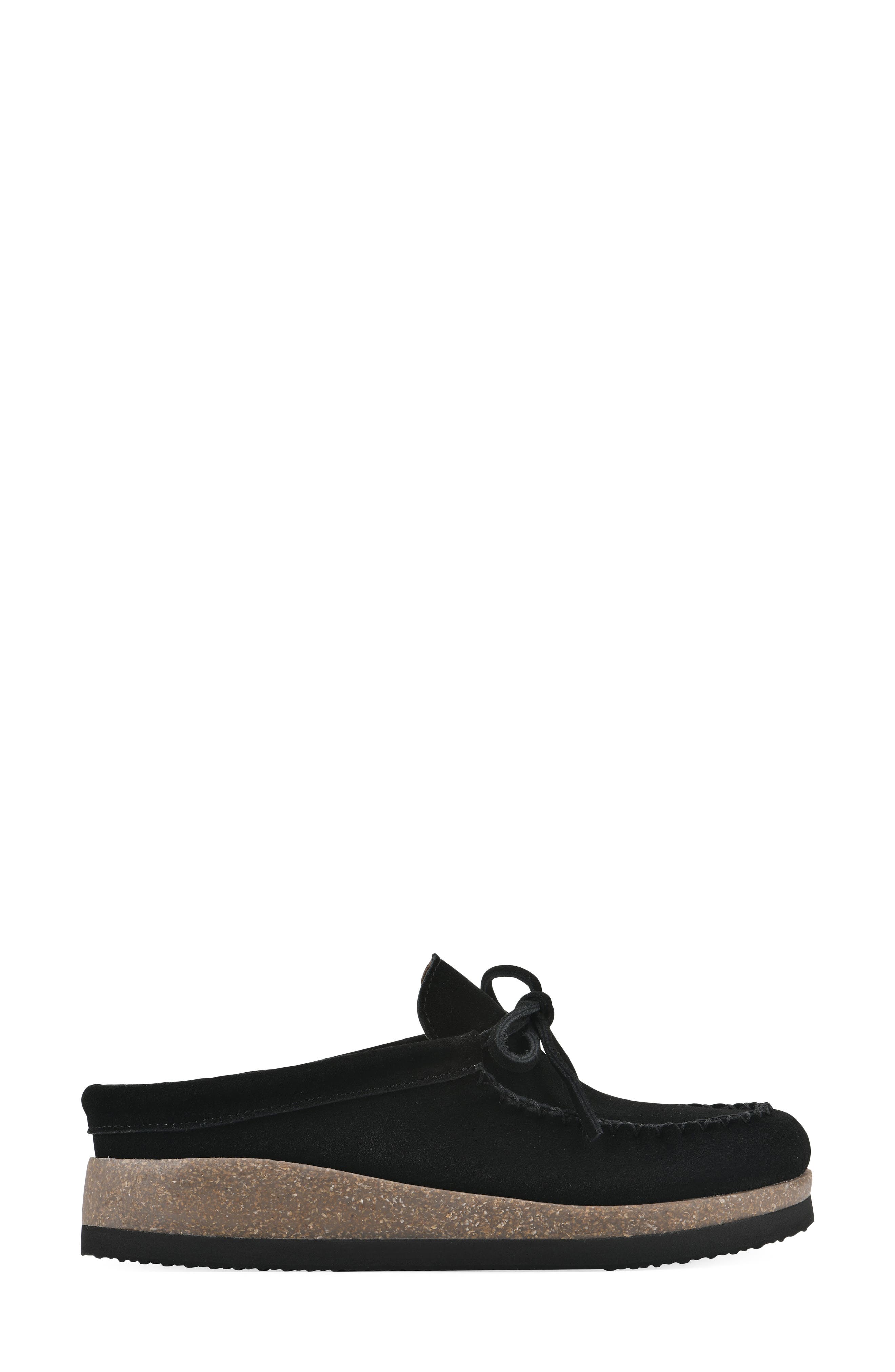 Bayhead Clog, Alternate, color, BLACK/ SUEDE