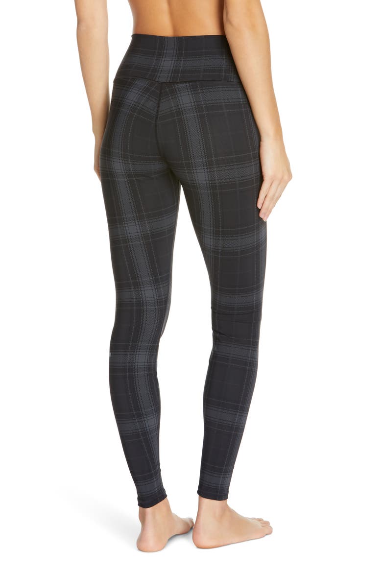 Vapor High Waist Leggings, Alternate, color, BLACK/ ANTHRACITE