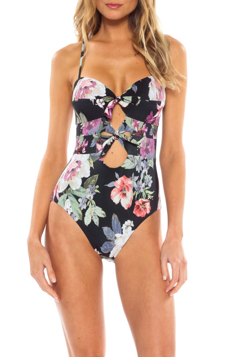 Becca Spring Fling One-Piece Swimsuit, Main, color,