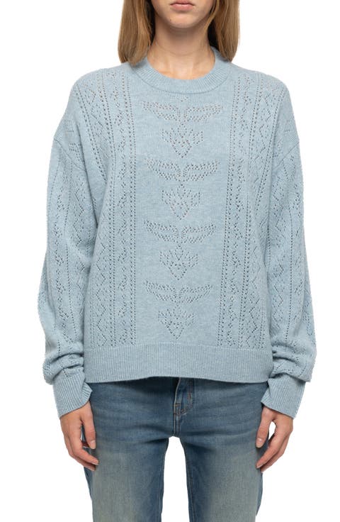 Markuz Pointelle Crewneck Sweater