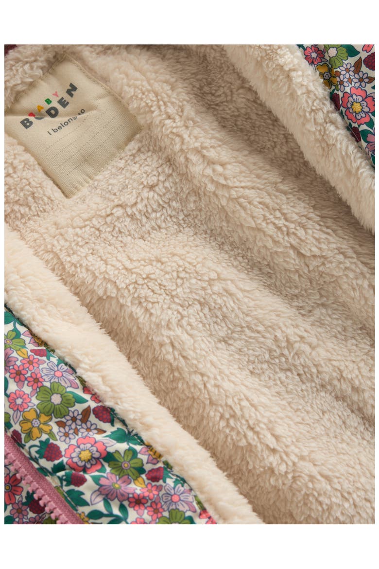 Cozy Lined Puffer Jacket, Alternate, color, MULTI FLORAL