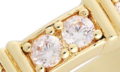 Covet Cubic Zirconia Band Ring In Gold