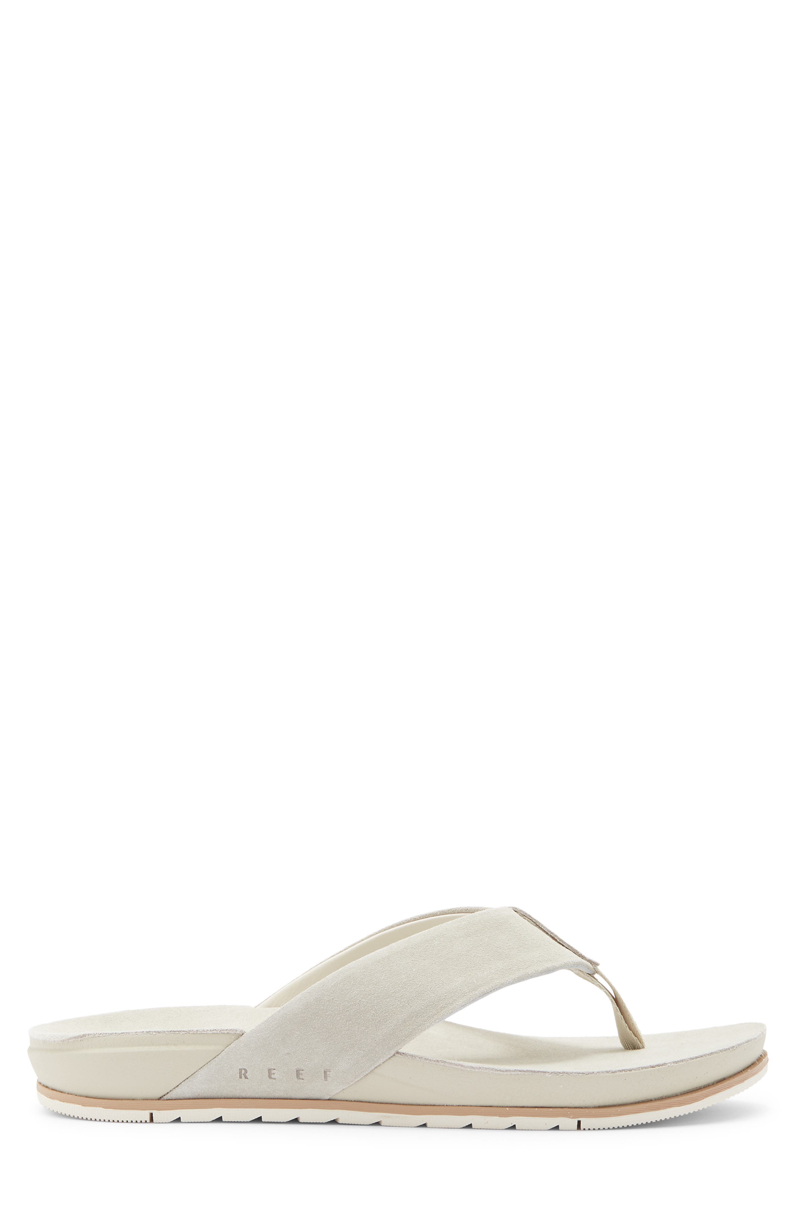 Reef Ojai Suede Flip Flop, Alternate, color, Oatmeal