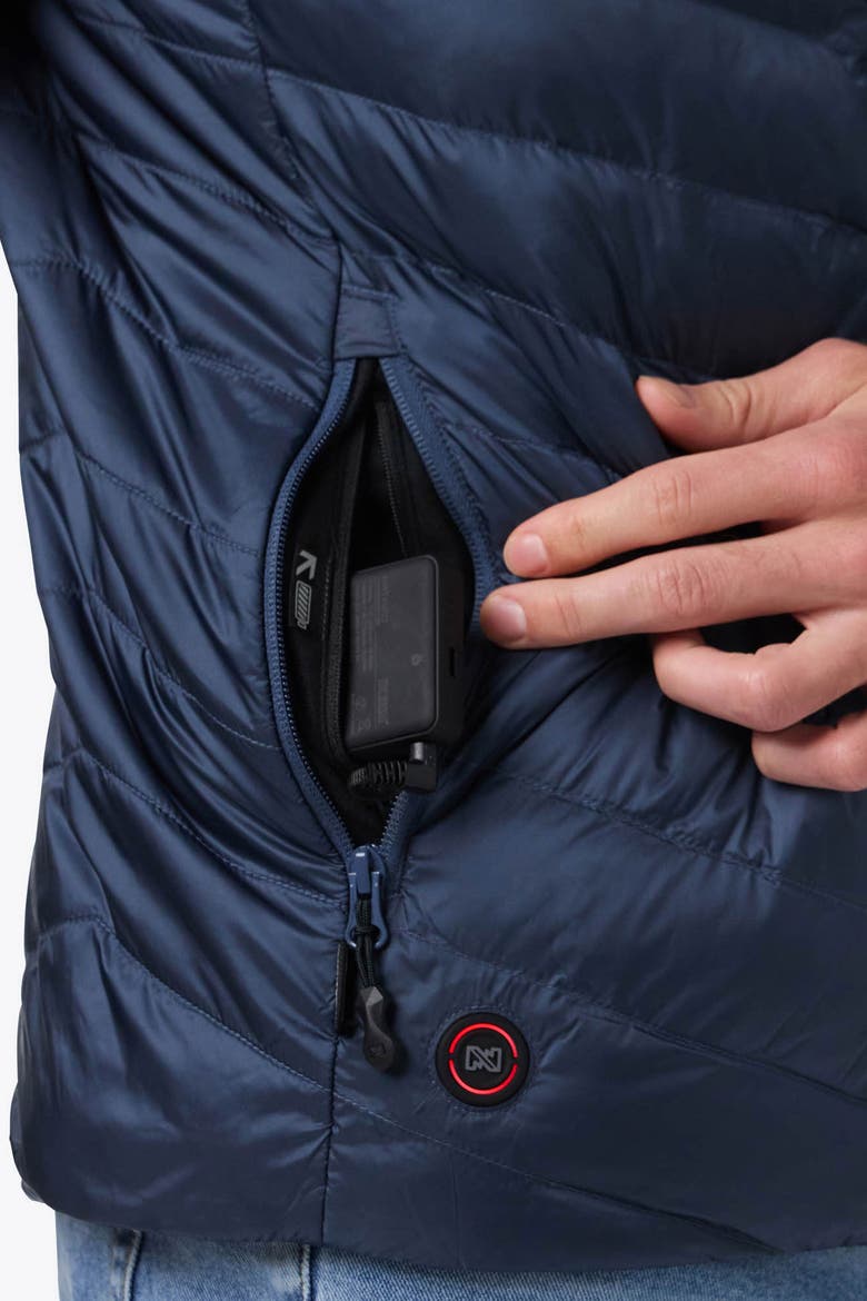 Backcountry Xtera Men's Heated Puffer Jacket, Alternate, color, Arctic Blue
