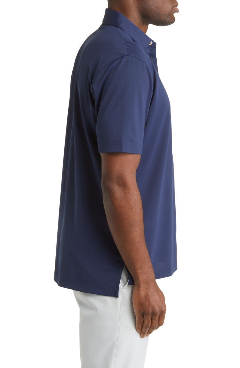 Peter Millar Solid Performance Polo, Alternate, color, Navy