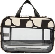 MYTAGALONGS Box Quilted Clear Toiletry Case