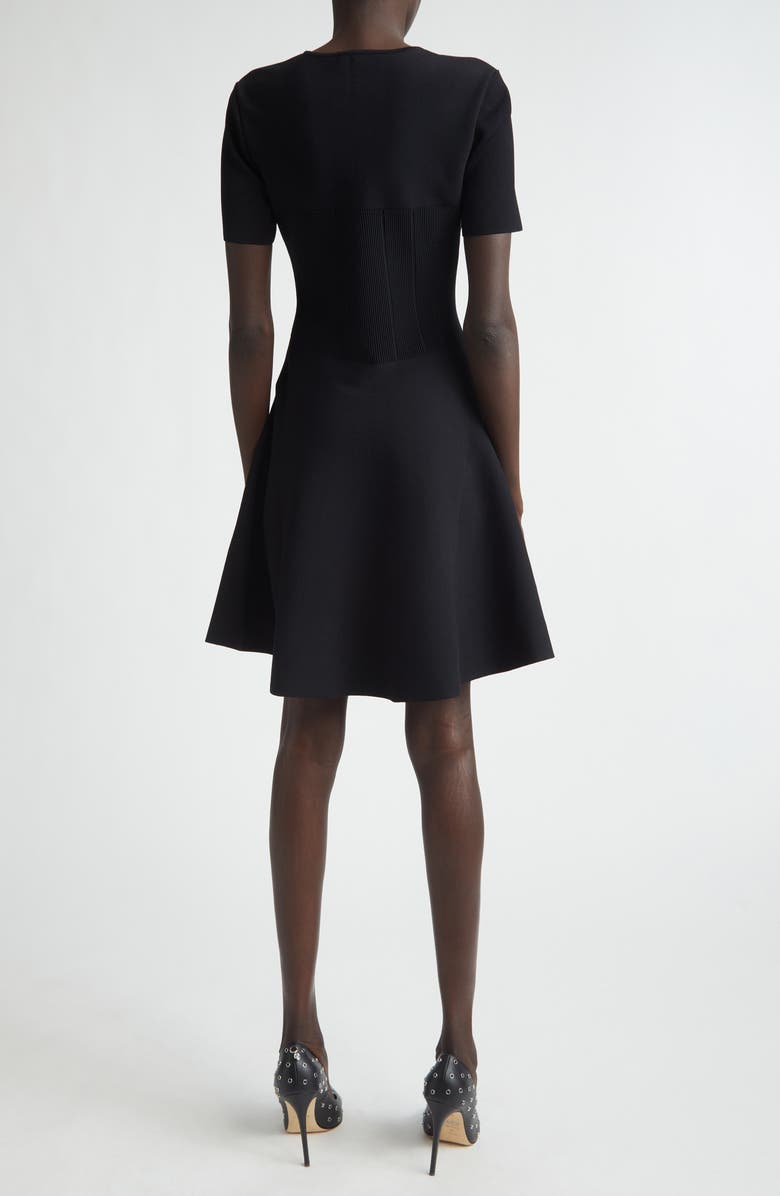 McQueen Volume Minidress, Alternate, color, Black