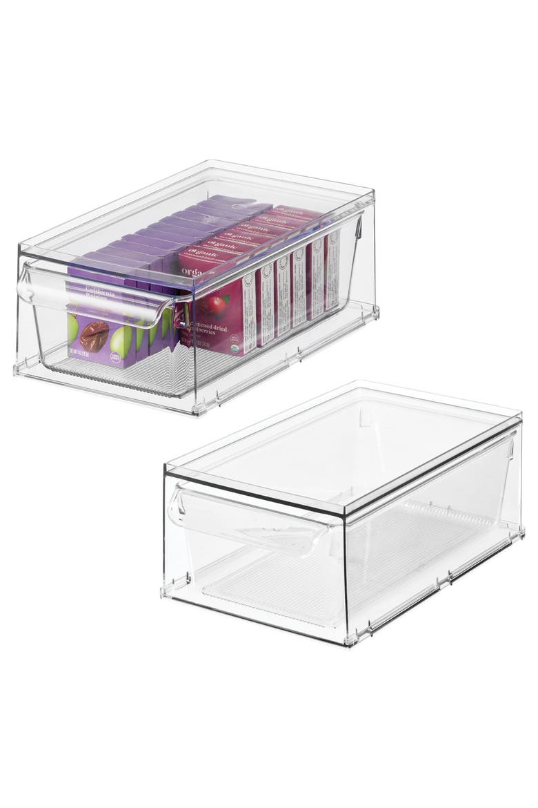 Stackable Storage Drawer for Fridge, Pantry, or Under Kitchen Sink - Clear, Main, color, Clear
