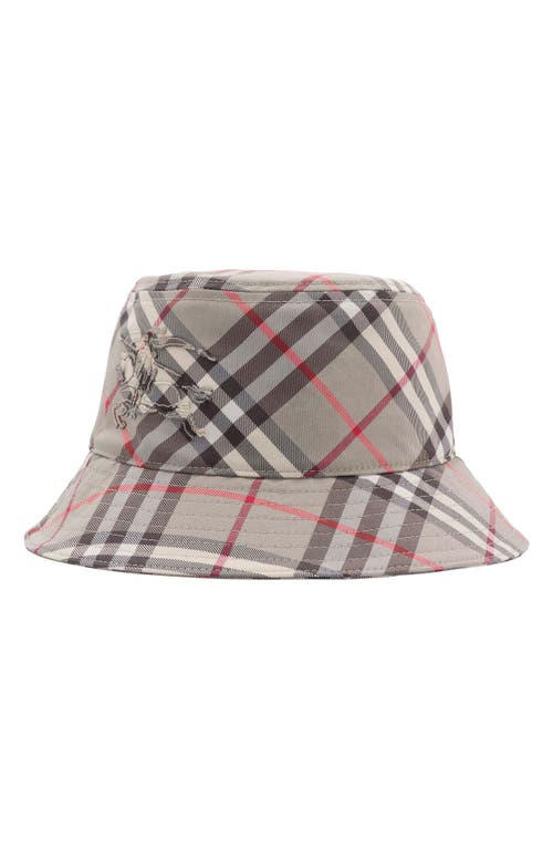 Burberry Ekd Embroidered Bias Check Bucket Hat