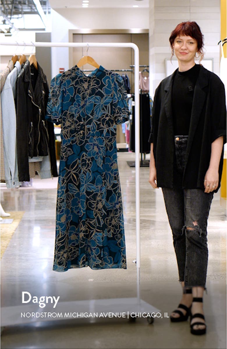 Floral Midi Dress, sales video thumbnail