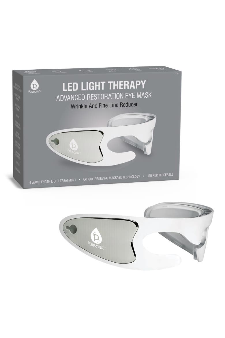 Advanced Restoration LED Light Eye Mask, Main, color, WHITE