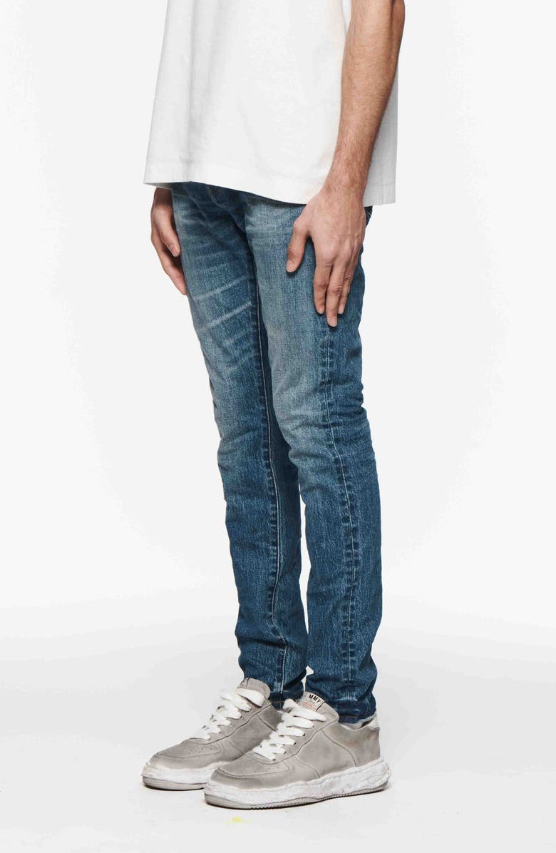 PURPLE BRAND Vaquero Skinny Jeans, Alternate, color, Mid Indigo