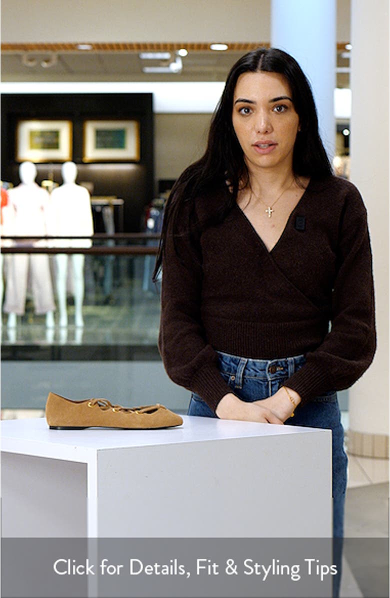 Ankle Wrap Ballet Flat, sales video thumbnail