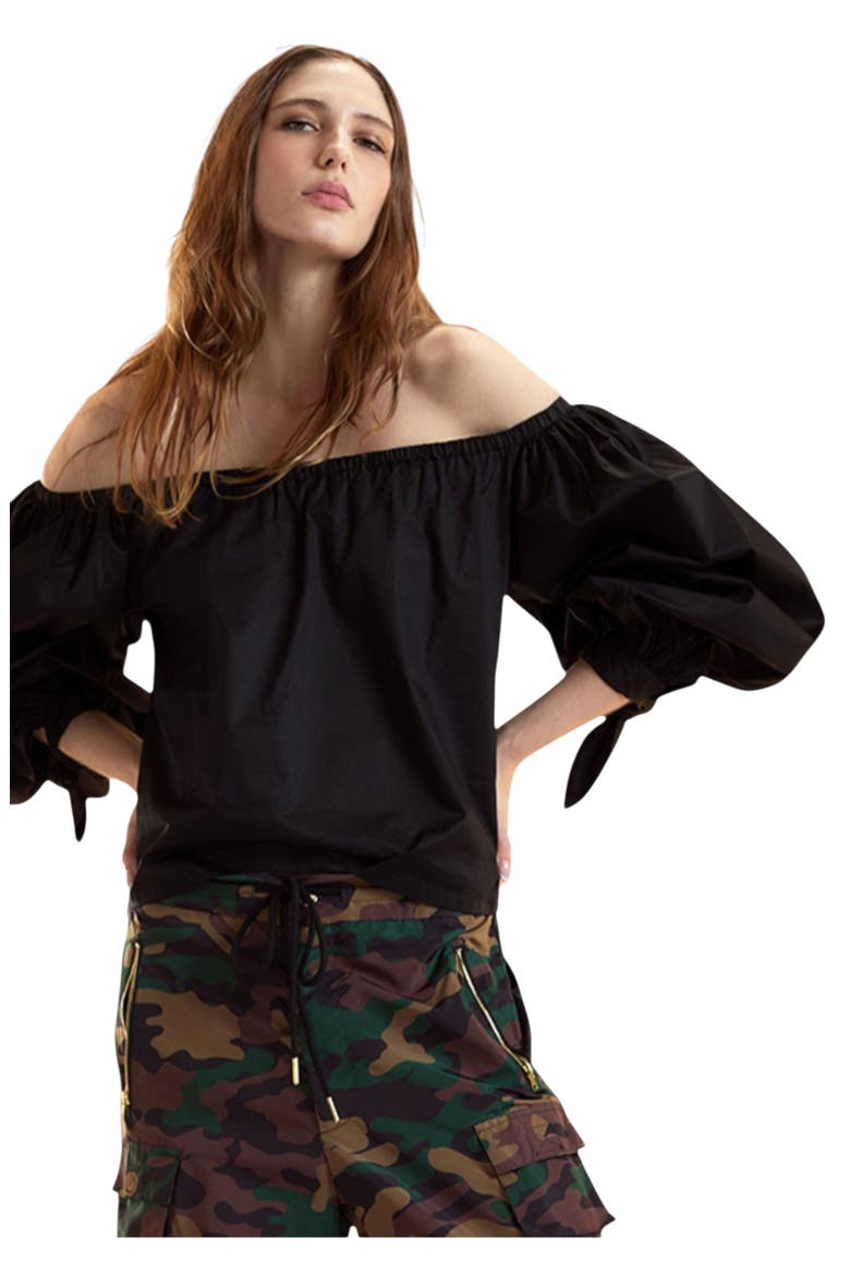 The Bunny Blouse, Main, color, Black