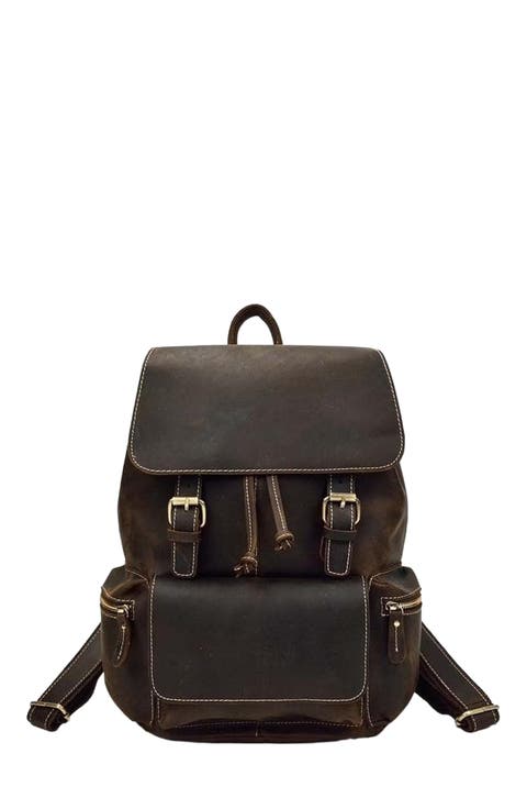 The Hagen Backpack | Vintage Leather Backpack