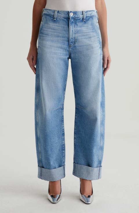 Mercer Cuffed Barrel Jeans