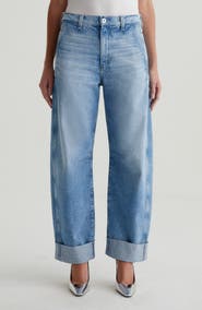 AG Mercer Cuffed Barrel Jeans