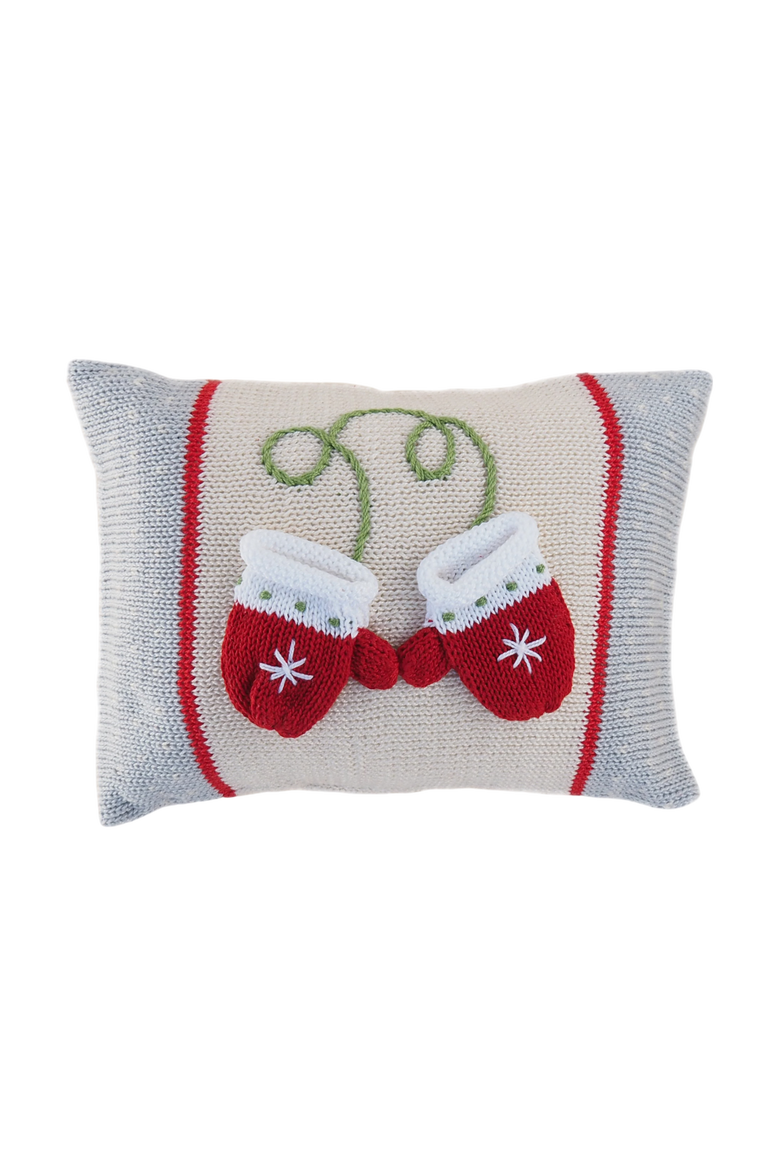 Mitten Mini Pillow, Main, color, Ivory