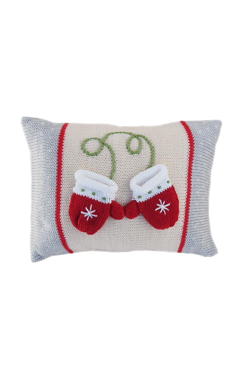 Melange Collection Mitten Mini Pillow, Main, color, Ivory