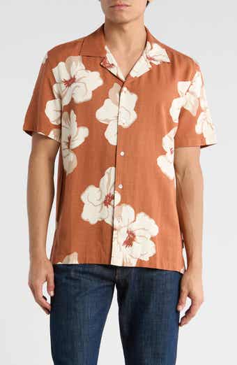 Ted Baker Floral Short Sleeve Button-Up Shirt