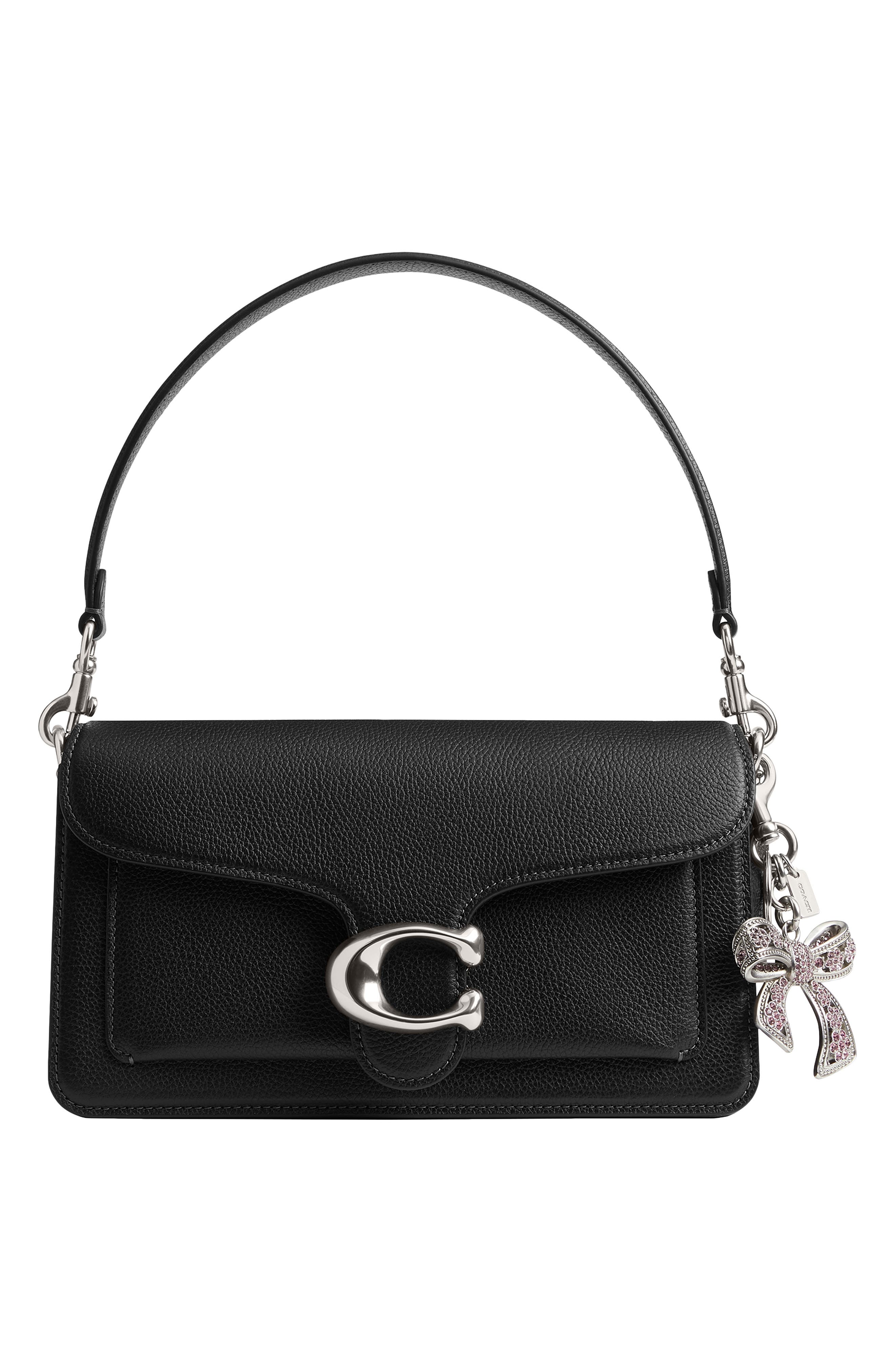 COACH Bow Bag Charm, Alternate, color, Lh/Purple