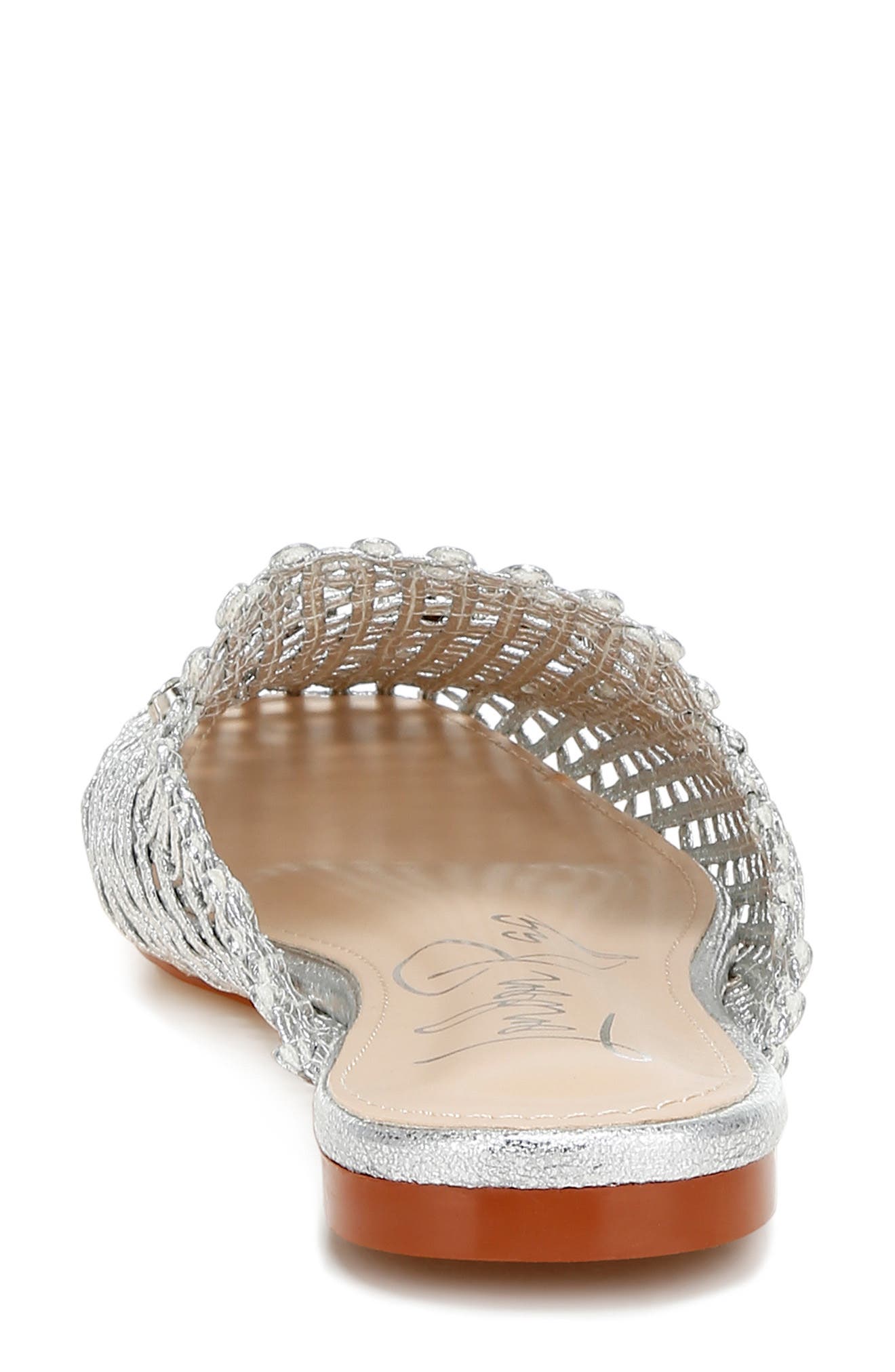 LONDON RAG Roboma Crystal Embellished Mule, Alternate, color, Silver