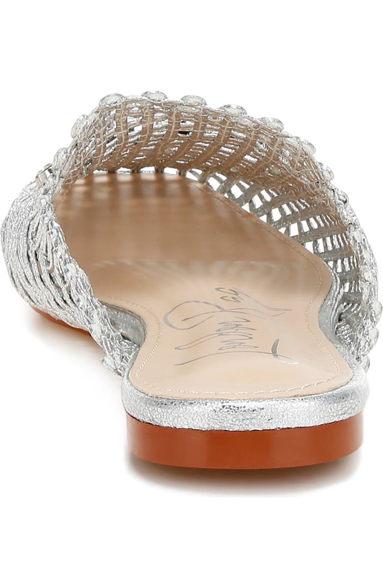 LONDON RAG Roboma Crystal Embellished Mule, Alternate, color, Silver