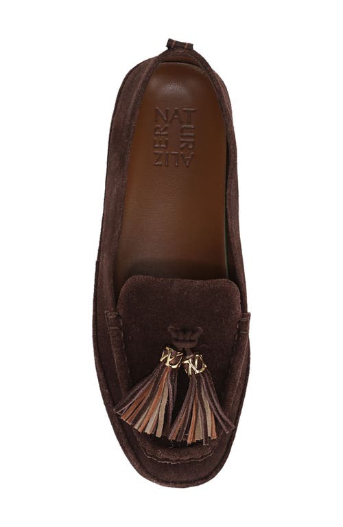 Naturalizer Betsy Tassel Moc Toe Loafer In Brown