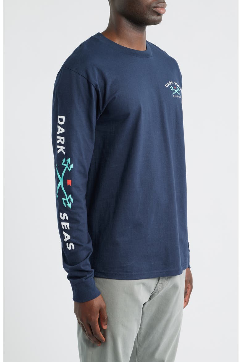 Headmaster V3 Long Sleeve Graphic T-Shirt, Alternate, color, NAVY