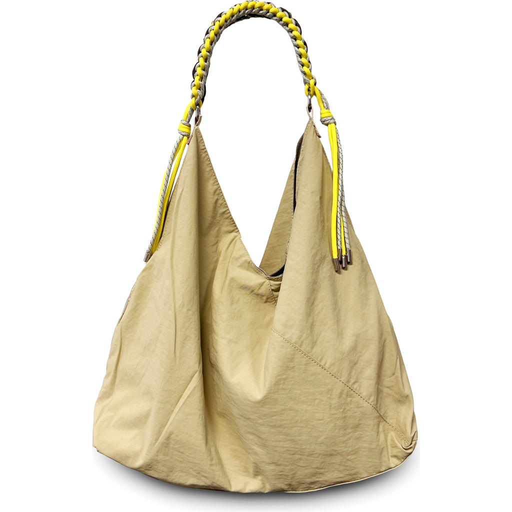Youzey The Aria Hobo Tote In Sand