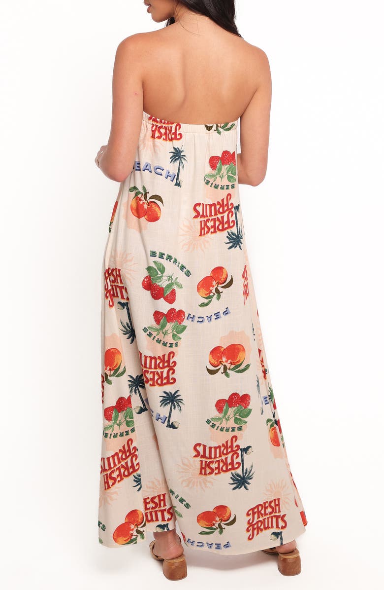 Petal & Pup Valencia Produce Print Maxi Sundress, Alternate, color, Tutti Fruiti