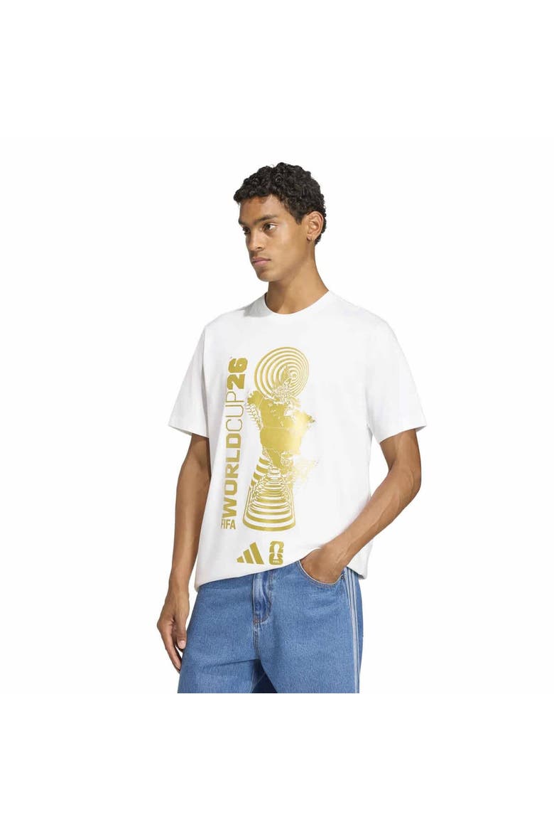 Men's adidas  White 2026 FIFA World Cup Tour T-Shirt, Main, color, White