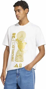 adidas Men's adidas White 2026 FIFA World Cup Tour T-Shirt