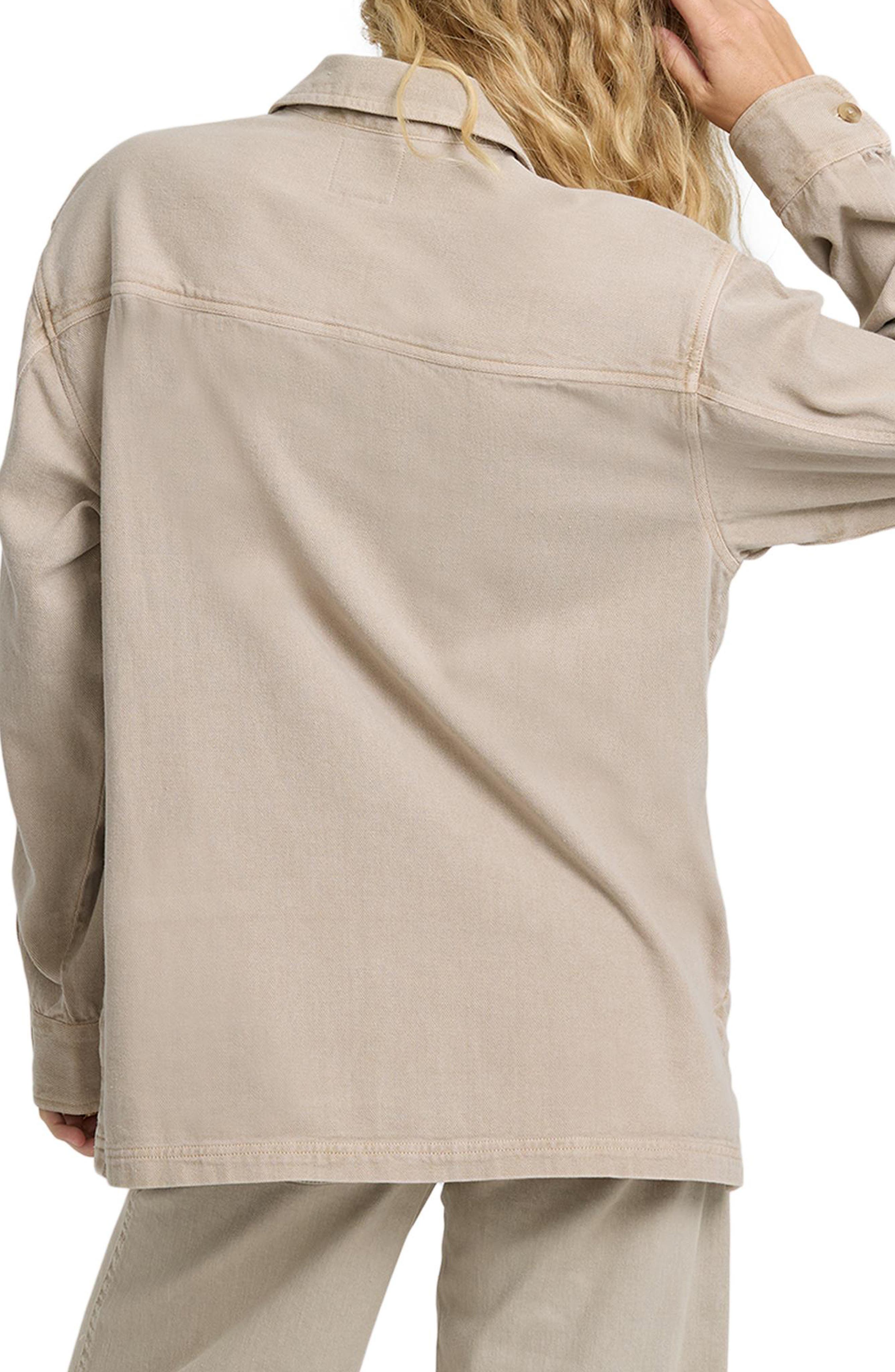 Billabong Washed Ashore 2 Cotton Shacket (Women) | Nordstrom
