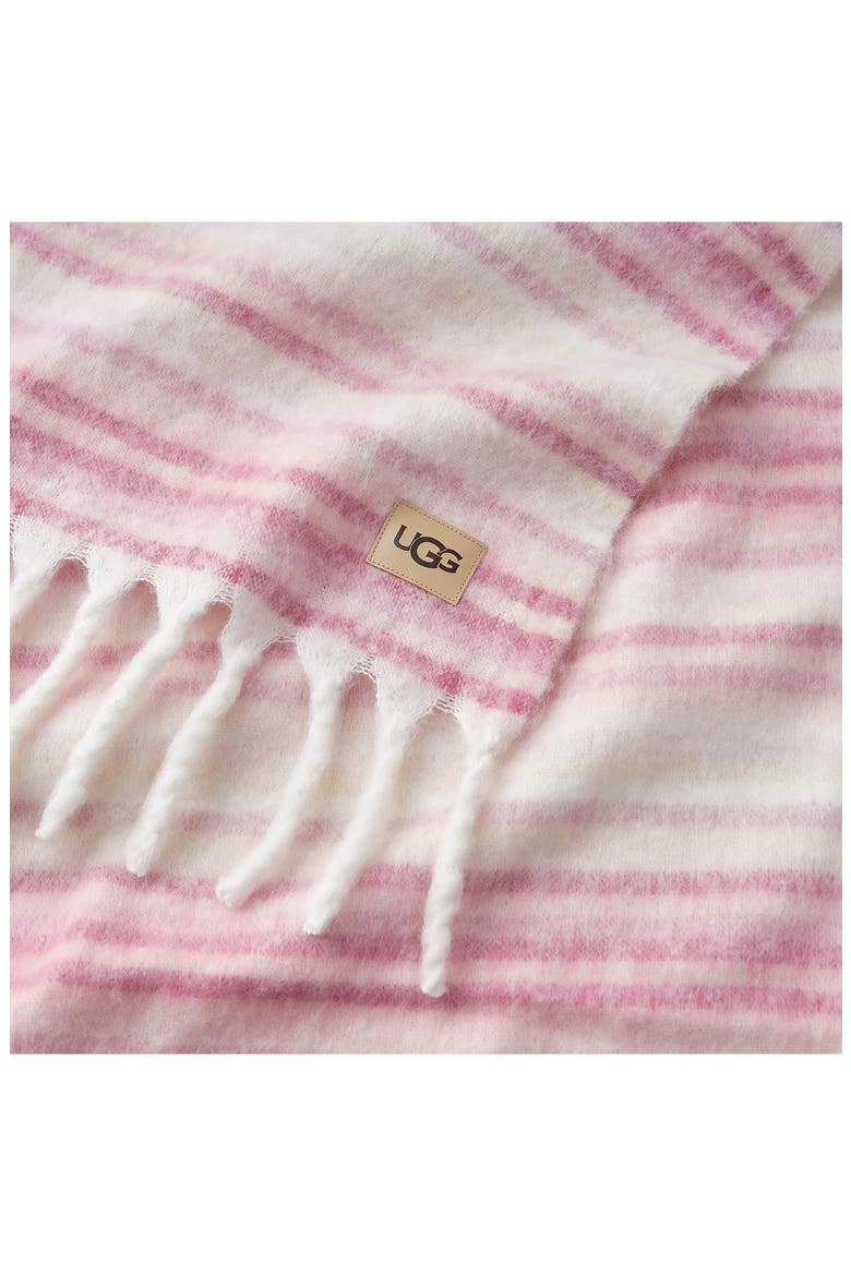 Joana Throw Blanket, Alternate, color, CREAM / DUSTY ORCHID
