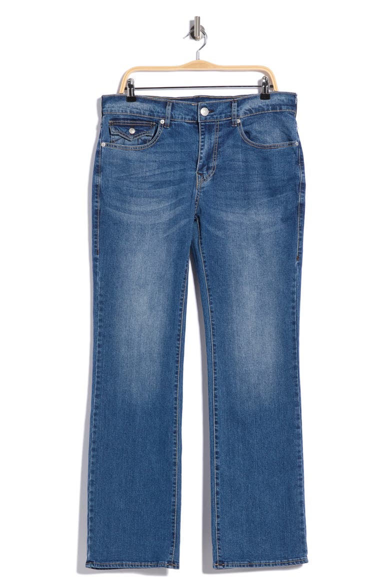 Billy Flap Bootcut Jeans, Main, color, MEDIUM STARGAZE
