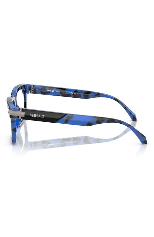 VERSACE VERSACE 53MM RECTANGULAR OPTICAL GLASSES