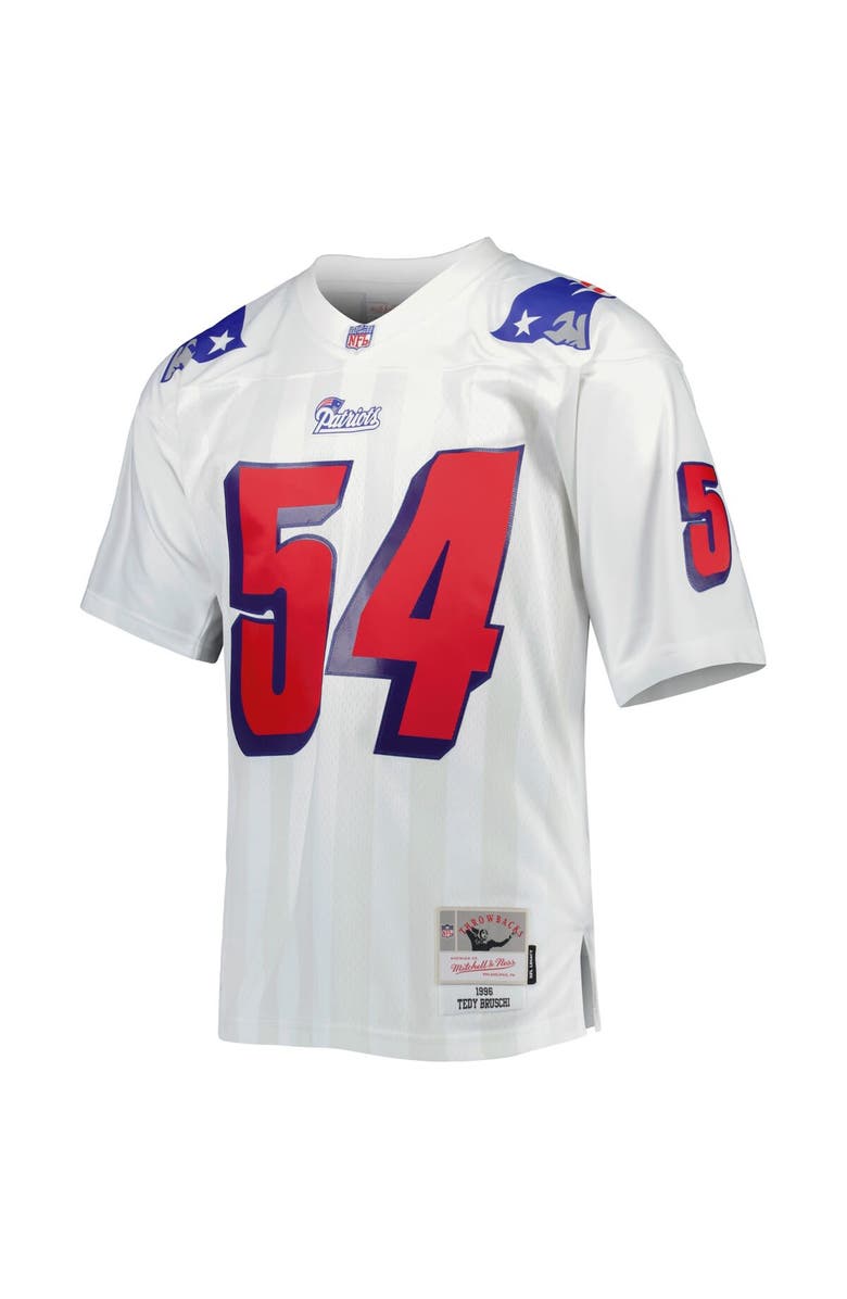 Mitchell & Ness Men's Mitchell & Ness Tedy Bruschi White New England Patriots Legacy Replica Jersey, Alternate, color, 
